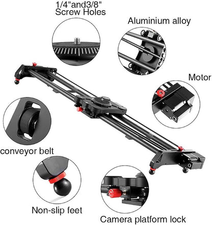 GVM Great Video Maker Camera Motorized Slider, Automatic Round Trip, Time Lapse - Image 2