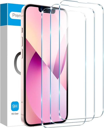 Fotbor for iPhone 16e/13/13 Pro/14 Screen Protector Glass, 9H Tempered Glass by Fotbor