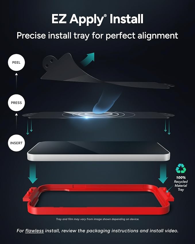 ZAGG InvisibleShield Glass Elite Anti-Glare iPhone 15 Screen Protector - Image 5
