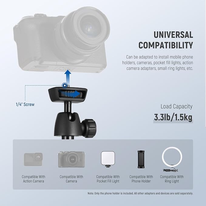 NEEWER Tripod for Cell Phone & Camera - Image 5