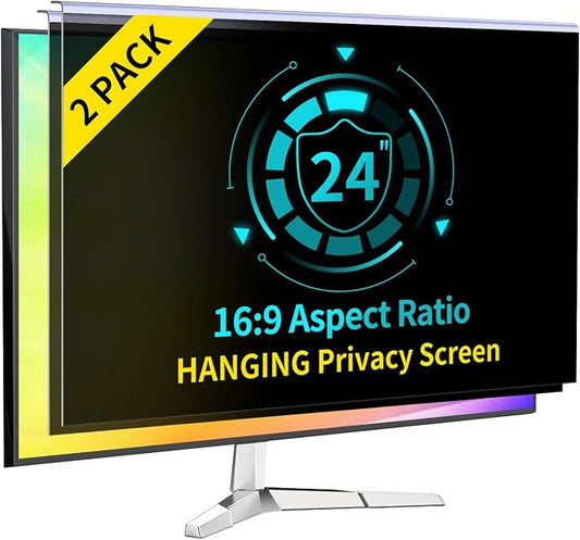 [2-Pack 24 Inch Computer Privacy Screen Filter by DEJIMAX