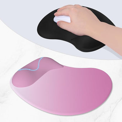 ITNRSIIET Ergonomic Mouse Pad, Cushioned Gel Wrist Rest, Non-Slip Base - Image 3