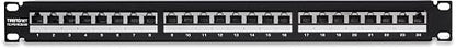 TRENDnet 24-Port Cat6A Shielded Patch Panel, 1U 19" Metal Housing, 10G Ready - Image 2