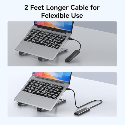 MOKiN USB 3.0 Hub, 5-Port Ultra Slim Data USB Extender - Image 9