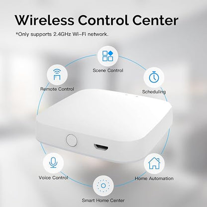 MOES ZigBee & Bluetooth & Mesh Gateway, Tuya Wireless Smart Home Bridge Hub - Image 4
