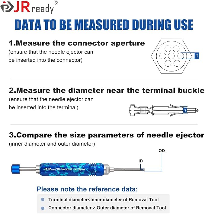 JRready ST5289 Tube Type Ejector Rod Contact Pin Extraction Tool - Image 3