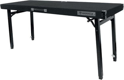 Rockville RTBL4 Adjustable Height DJ Table Folding Legs 20x60 Inch, Non-Slip - Image 4