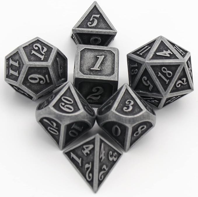 Metal Dice Set, HNCCESG Polyhedral D&D Dice - Image 4