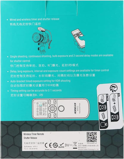 AODELAN Camera Wireless Shutter Release Timer Remote Control - Image 10