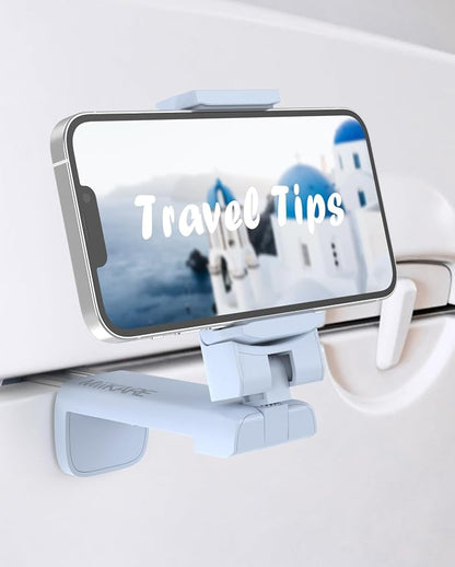 MiiKARE Travel Essentials Airplane Phone Holder, Universal Handsfree Phone Mount by MiiKARE