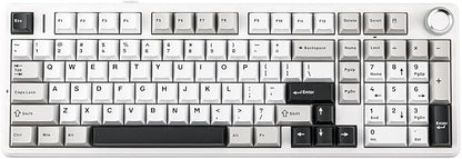 x Aula F99 Pro Wireless Mechanical Gaming Keyboard, Hot Swappable Custom Cream by LEOBOG