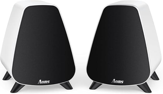 AS31 Active Bookshelf Speakers Bluetooth 5.3, 2-Way Stereo PC Desktop 80W by BookshelfSpeakers