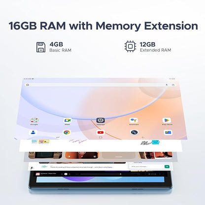 DOOGEE U10 10 inch Tablet with Keyboard, Android 15 Tablet 16GB+128GB/2TB Expand - Image 7