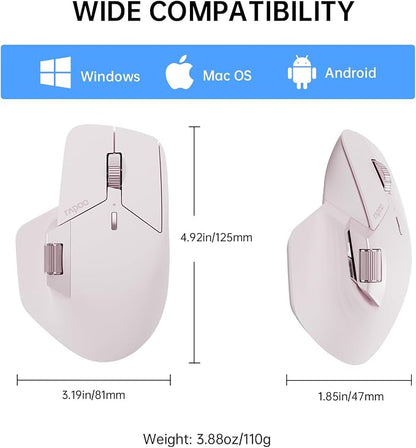 Rapoo MT760 Multi-Device Wireless Mouse, 11 Programmable Buttons, 4K DPI - Image 9