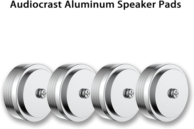 Audiocrast IF3917S HiFi Speaker Isolation Feet Pads 4PCs Aluminum 39x17mm - Image 7