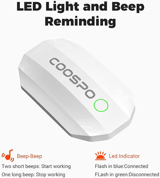 COOSPO Bluetooth Heart Rate Monitor Chest Strap H808S, ANT+ BLE HR Monitor Chest - Image 2