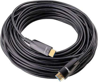 DTECH 50m Fiber Optic HDMI Cable 4K 60Hz 1080p Ultra HD Video 3D HDCP CEC High - Image 3