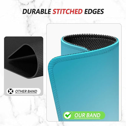 ITNRSIIET Mouse Pad Non-Slip Rubber Base Smooth Surface Stitched Edges - Image 5