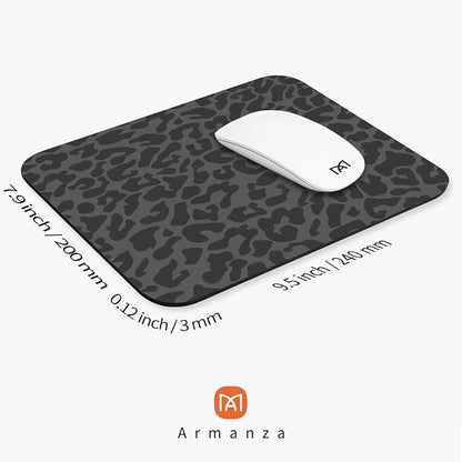 Square Mouse Pad Black Leopard, Personalized Premium-Textured Custom Mouse Mat - Image 2