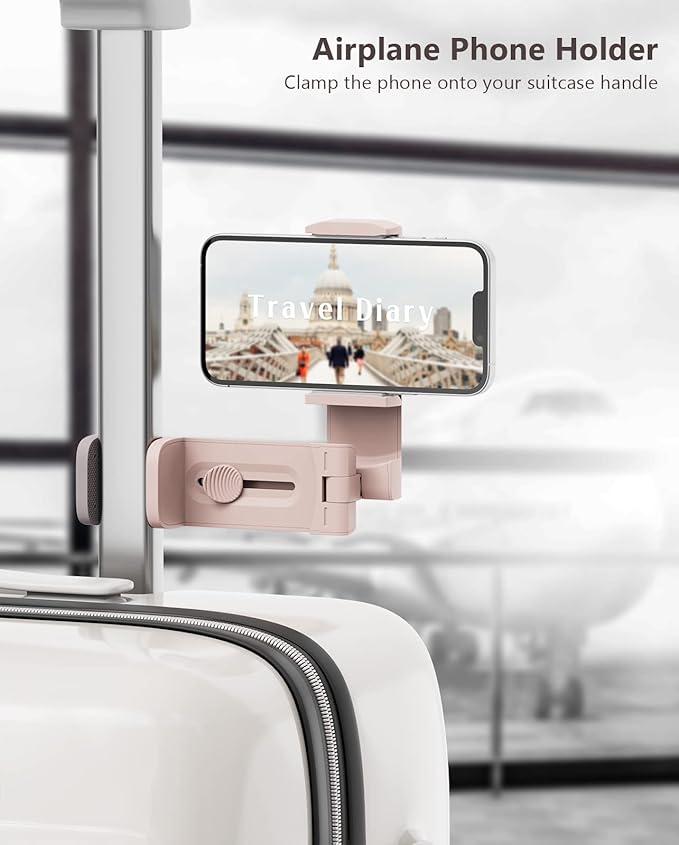 MiiKARE Travel Essentials Airplane Phone Holder, Universal Handsfree Phone Mount - Image 2