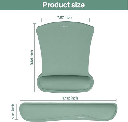 MOSISO Wrist Rest Support for Mouse Pad & Keyboard Set, Ergonomic Mousepad - Image 7
