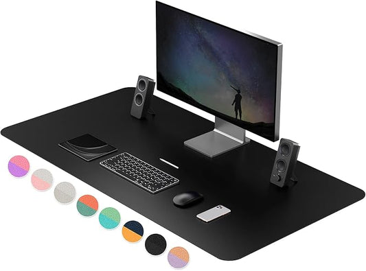 Dual-Sided Multifunctional Desk Pad, 47.2" x 23.6" Desk Mat, Waterproof Desk by YSAGi