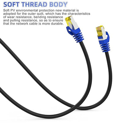 Cat 8 Ethernet Cable 80 ft, Heavy Duty High Speed Network Internet Cable - Image 6