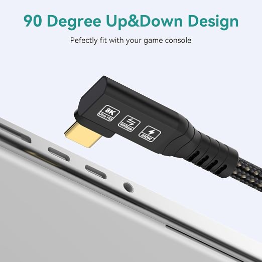 USB4 Cable, with Thunderbolt 4, 240W Charging, 40 Gbps Data, 8K @ 60Hz HDR - Image 5
