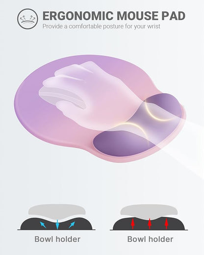 Ergonomic Mouse Pad Wrist Support, Comfortable Mouse Pad Wrist Rest, Relieve - Image 2