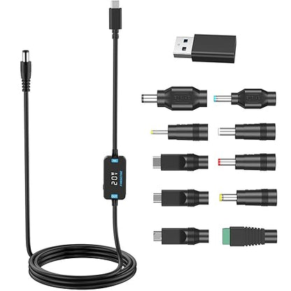 FARSENSE USB C to DC Adapter, Barrel PD Trigger Cable by FARSENSE