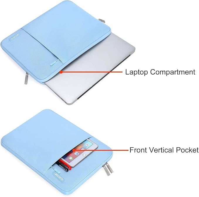MOSISO Laptop Case 13.3 inch, 13-13.3 inch Laptop Sleeve Compatible - Image 4