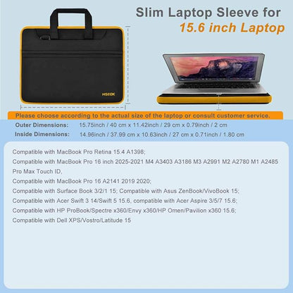 Universal Laptop Shoulder Bag 13-17.3 Inch Shockproof Briefcase - Image 2