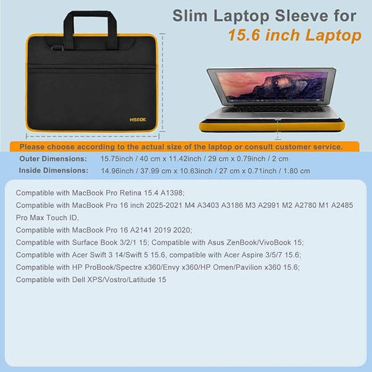 Universal Laptop Shoulder Bag 13-17.3 Inch Shockproof Briefcase - Image 2