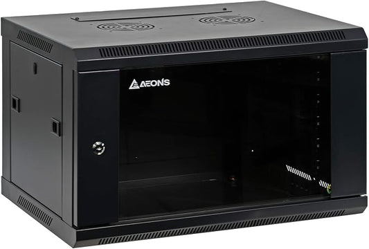 6U Professional Wall Mount Network Server Cabinet Enclosure 19-Inch Server by AEONS