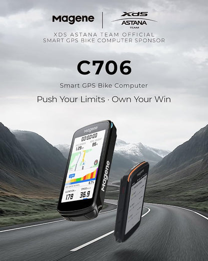 Magene C706 Smart GPS Bike Computer – 3.3" Color Touchscreen - Image 2