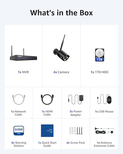 ANNKE Wireless Security Camera System-16CH Expandable 4K Security NVR, 2-Way - Image 9