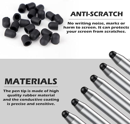 20Pcs Replacement Tips Silicone Rubber Touch Screen Pens Tips - Image 3