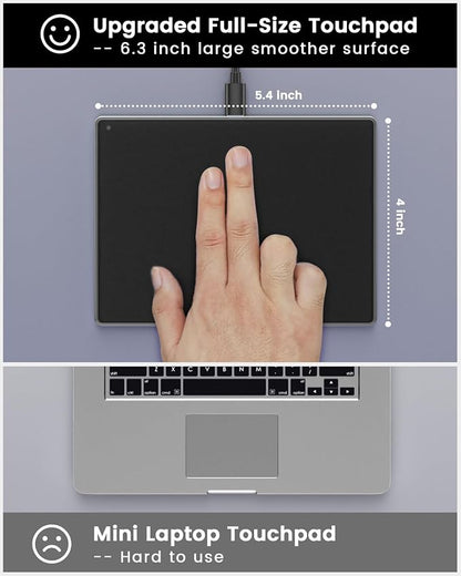 seenda Trackpad, Upgrade Smooth Glass Surface - Image 5