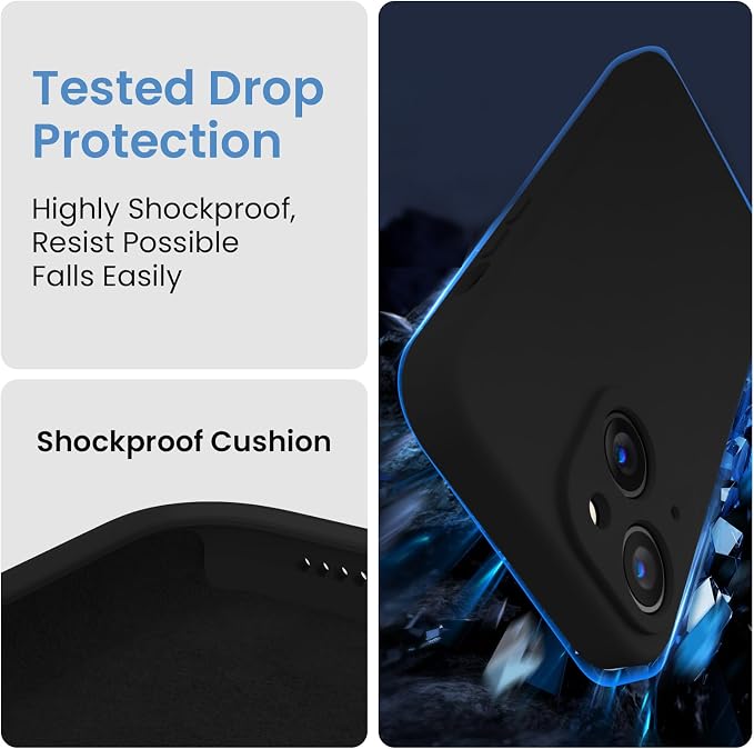 FireNova Designed for iPhone 15 Plus Case, Silicone Case with, Soft - Image 4