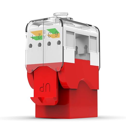 AMPCOM CAT6 Keystone Jack Tool-Less RJ45 UTP, No Punch-Down Tool Required - Image 2