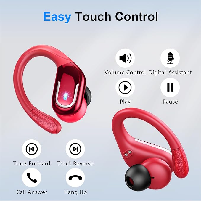 Wireless Earbud, 75Hrs Bluetooth 5.4 Headphones IP7 Waterproof - Image 6