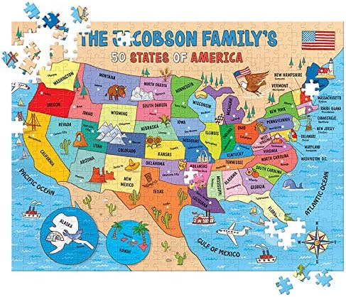 My 50 States Personalized Puzzle – 500 Pieces - Image 2