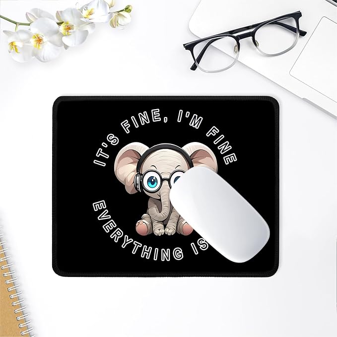 ITNRSIIET Mouse Pad with Stitched Edge Premium Textured Smooth Precise - Image 6