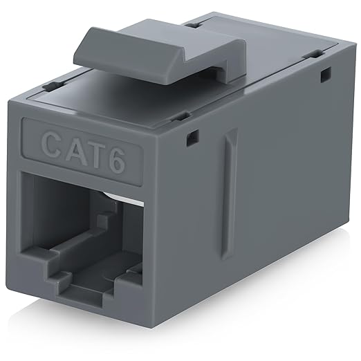 Everest 24-Pack Cat6 RJ45 Keystone Coupler by EverestMediaSolutions