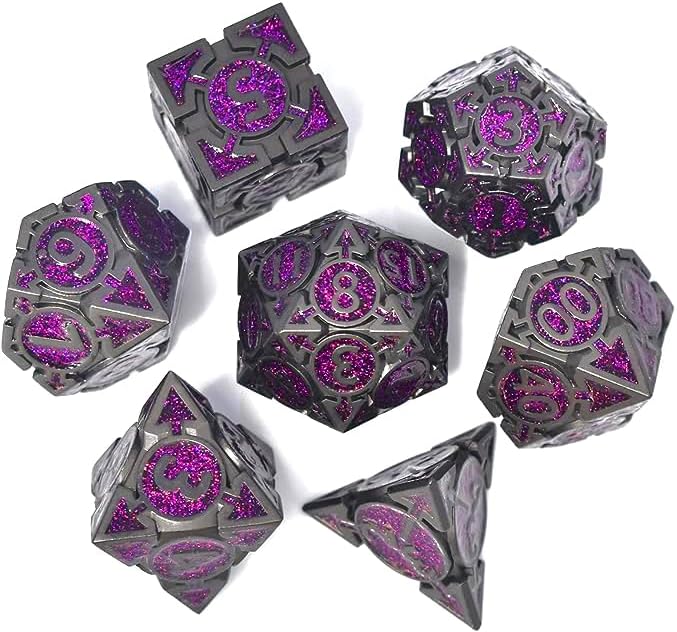 Rule Dice Metal DND Dice Set by RULEDICE