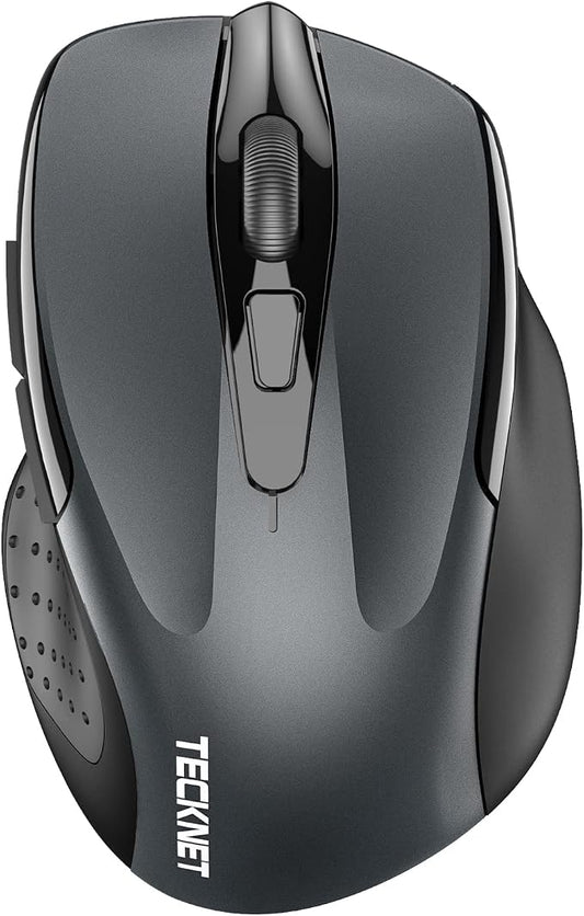 TECKNET Wireless Mouse Silent 4800 DPI Computer USB A & Bluetooth Mouse 6 by Tecknet