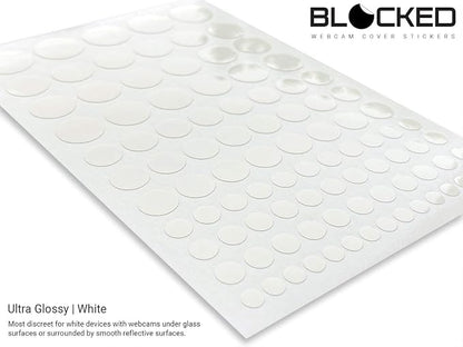 Stackable Webcam/Camera Vinyl Covers | 95 Low-Tack Restickable Webcam Sticker | - Image 2