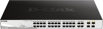 D-Link 28-Port Gigabit Smart Managed PoE+ Switch, 24 PoE+ Ports + 4 SFP Combo by D-Link