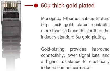 Monoprice 50FT 24AWG Cat6 550MHz UTP Ethernet Bare Copper Network Cable - Image 3