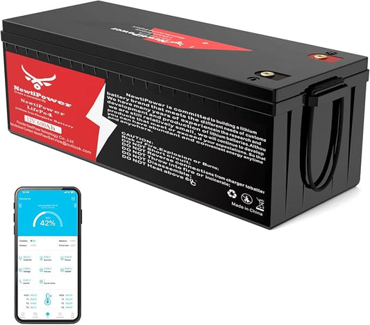 12V 600Ah Lithium LiFePO4 Battery by NewtiPower